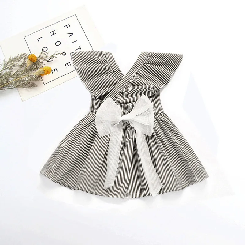 Baby Children Princess Dress Fashion Striped Backless Kids Clothes for 1 2 3 4 5 Year Girls 2019 Summer Little Girls Dresses
Baby Children Princess Dress Fashion Striped Backless Kids Clothes for 1 2 3 4 5 Year Girls 2019 Summer Little Girls Dresses