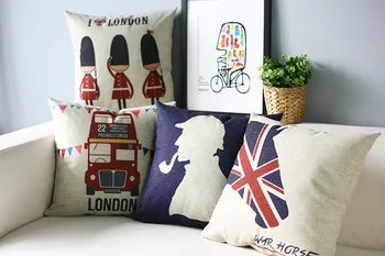 London Retro Decorative Pillow s British blue Pillow Cushion ,Linen pillowcase,Pillow home decorate sofa cushions
London Retro Decorative Pillow s British blue Pillow Cushion ,Linen pillowcase,Pillow home decorate sofa cushions