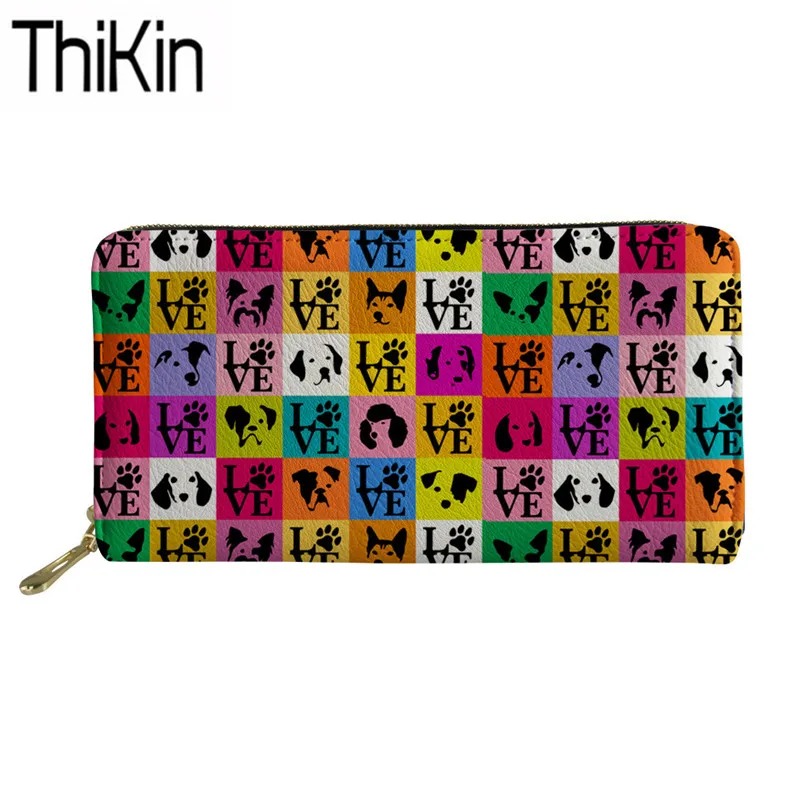 Thikin Women Wallets for Credit Card Ladies Art Dogs Printing Funny Design Purse Females Large Capacity Wallet Girls Coin Pouch
Thikin Women Wallets for Credit Card Ladies Art Dogs Printing Funny Design Purse Females Large Capacity Wallet Girls Coin Pouch