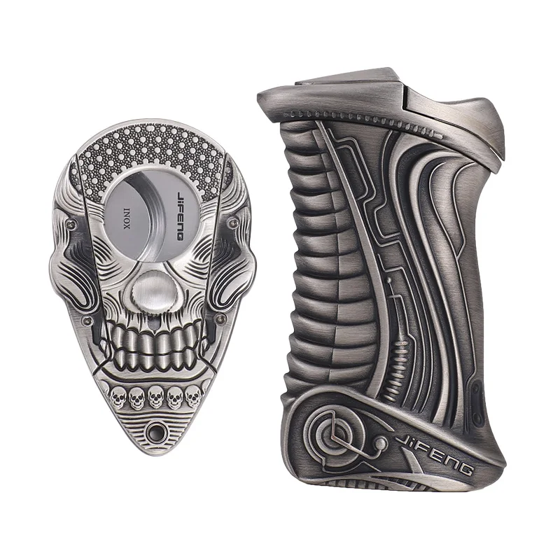 Cohiba Windproof Refillable Butane Gas Triple Jet Flame Cigarette Cigar Lighter & Cigar Cutter with Gift Box Packing durable
Cohiba Windproof Refillable Butane Gas Triple Jet Flame Cigarette Cigar Lighter & Cigar Cutter with Gift Box Packing durable