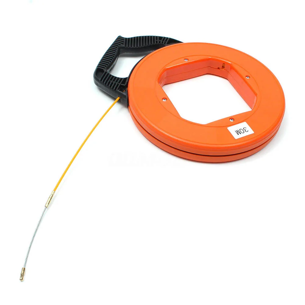 New 30Meter Fiberglass Fish Tape Reel Puller Conduit Ducting Rodder Pulling Wire Cable Fishing Tool SF66
New 30Meter Fiberglass Fish Tape Reel Puller Conduit Ducting Rodder Pulling Wire Cable Fishing Tool SF66
