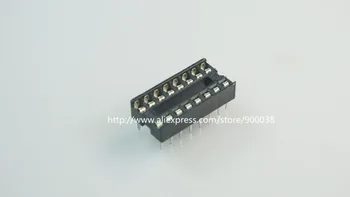 100 pcs / Lot 0.100" 2.54mm IC socket Narrow 16 Position 2x8 16 Pin Row spacing 7.62mm DIP Through hole solder PCB
100 pcs / Lot 0.100" 2.54mm IC socket Narrow 16 Position 2x8 16 Pin Row spacing 7.62mm DIP Through hole solder PCB