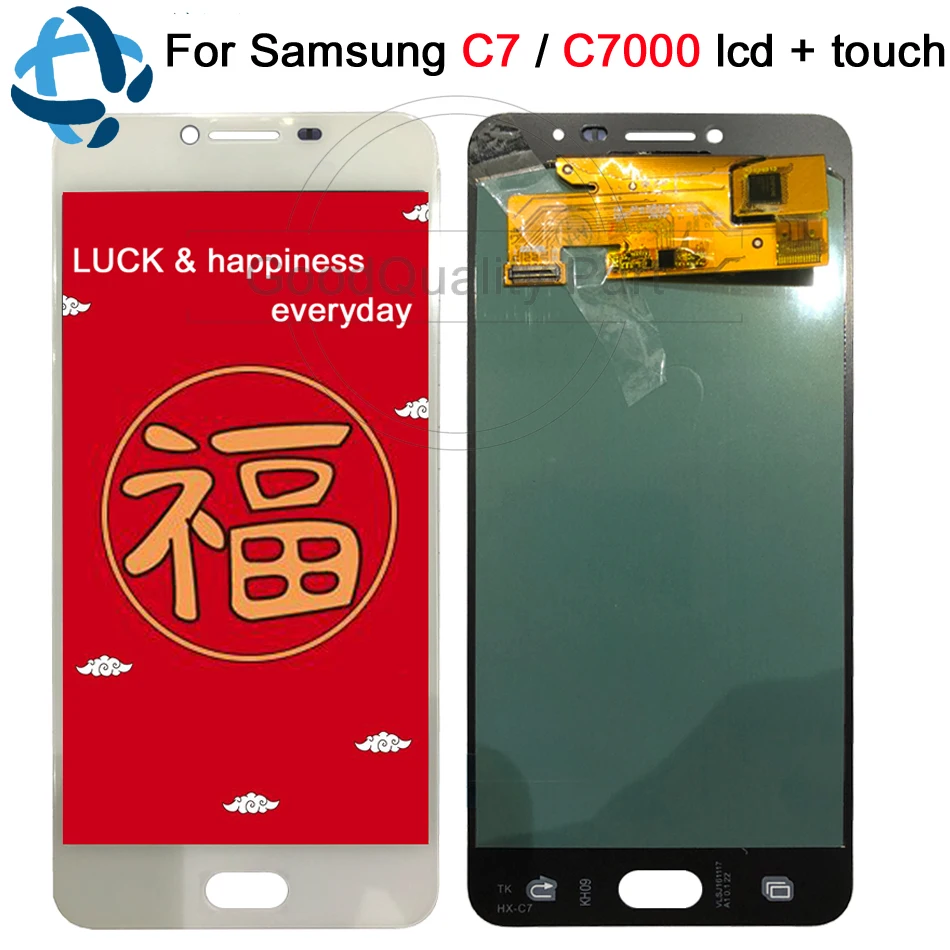 AMOLED LCD for SAMSUNG Galaxy C7 LCD Display C7000 Touch Screen Digitizer Replacement 1920*1080 For Samsung C7 LCD Display
AMOLED LCD for SAMSUNG Galaxy C7 LCD Display C7000 Touch Screen Digitizer Replacement 1920*1080 For Samsung C7 LCD Display