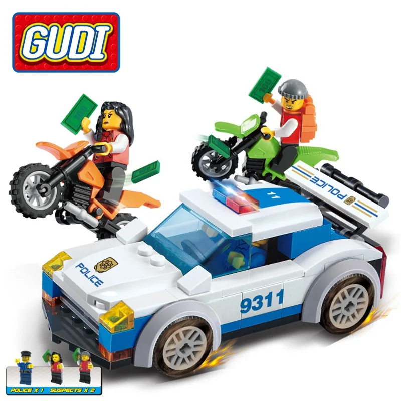 Legoing City Police Chase Theif 158Pcs Bricks Set Building Blocks Assembled Toys For Children Compatible with Legoing Police Car
Legoing City Police Chase Theif 158Pcs Bricks Set Building Blocks Assembled Toys For Children Compatible with Legoing Police Car