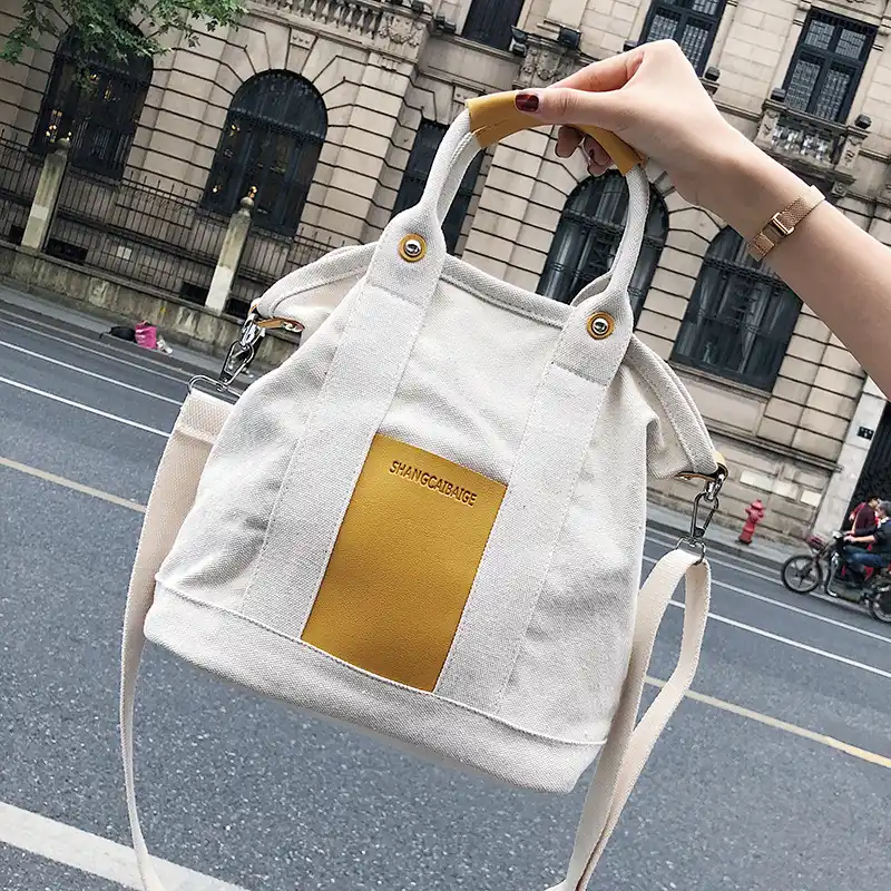 canvas tote bag korean