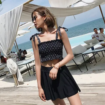 Pool Swimsuit Bikinis 2019 Swimwear Rashguard Female For Sports Indoor Bird Folded Cute Strap Skirt Split Flatjacket Women
Pool Swimsuit Bikinis 2019 Swimwear Rashguard Female For Sports Indoor Bird Folded Cute Strap Skirt Split Flatjacket Women