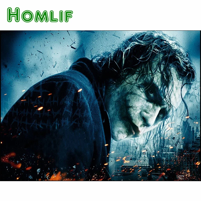 DIADIY 5D DIY Diamond Embroidery Ghost Makeup Joker Picture Mosaic Diamond Painting Cross Stitch Craft Full Square Paintings Art
DIADIY 5D DIY Diamond Embroidery Ghost Makeup Joker Picture Mosaic Diamond Painting Cross Stitch Craft Full Square Paintings Art