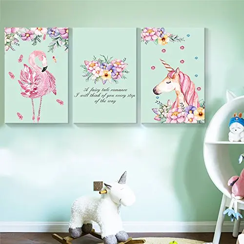 3 Panel Canvas Wall Art Pastel Floral Flamingo and Unicorn Triptych Canvas Art Giclee Print Gallery Wrap Modern Home Decor
3 Panel Canvas Wall Art Pastel Floral Flamingo and Unicorn Triptych Canvas Art Giclee Print Gallery Wrap Modern Home Decor