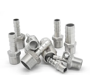 2Pcs 6mm Hose Barb Tail To G3/8"PT BSP Male Thread Straight Barbed Connector Joint Copper Pipe Fitting Coupler Adapter SS304
2Pcs 6mm Hose Barb Tail To G3/8"PT BSP Male Thread Straight Barbed Connector Joint Copper Pipe Fitting Coupler Adapter SS304