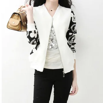 Spring Autumn Women Jackets Long Sleeve Fashion Windbreaker Basic Coats Pocket Zipper Print Outwear Jacket Woman Plus Size Coat
Spring Autumn Women Jackets Long Sleeve Fashion Windbreaker Basic Coats Pocket Zipper Print Outwear Jacket Woman Plus Size Coat