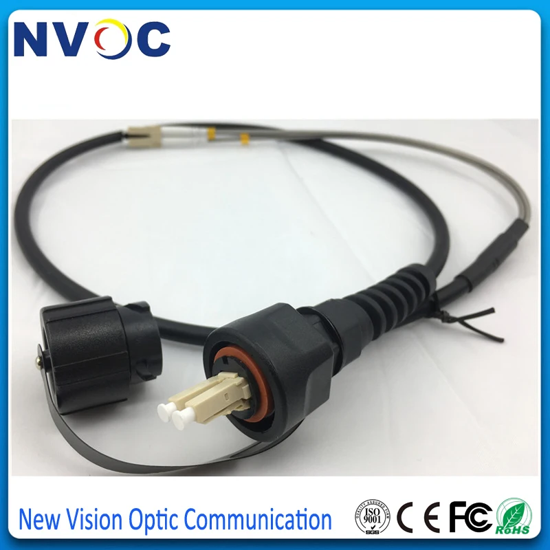 

Outdoor IP67 ODVA-LC to LC/UPC Duplex 2C MM(50/125) 5M Fiber Optic Patch Cord,Multimode 5M ODVA LC UPC DX Fiber Optic Jumper