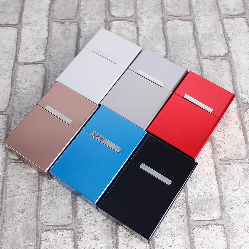 Man use Magneti Metal Cigarette Box Portable Pack 20 Tobacco Stainless Steel Tobacco Case Holder Cigarette case Storage
Man use Magneti Metal Cigarette Box Portable Pack 20 Tobacco Stainless Steel Tobacco Case Holder Cigarette case Storage