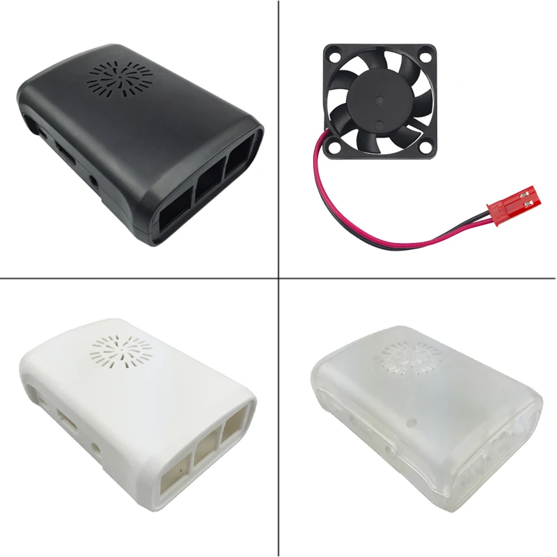 Raspberry Pi 3 Model B+( B Plus ) Case ABS Plastic Box Black White Transparent Shell + Cooling Fan compatible for Raspberry Pi 3
Raspberry Pi 3 Model B+( B Plus ) Case ABS Plastic Box Black White Transparent Shell + Cooling Fan compatible for Raspberry Pi 3