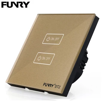 EU standard Touch Switch Light Control Sensor Switch Luxury Wall Switch Panel ST2 2 Gang 170-240V Crystal Tempered Glass
EU standard Touch Switch Light Control Sensor Switch Luxury Wall Switch Panel ST2 2 Gang 170-240V Crystal Tempered Glass