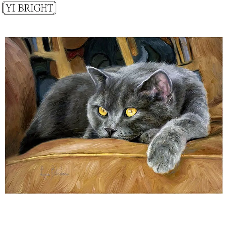 Diy Diamond Painting Cross Stitch The Cat Diamond Embroidery For Children Bedroom Handmade Crafts Canvas Printed XY1
Diy Diamond Painting Cross Stitch The Cat Diamond Embroidery For Children Bedroom Handmade Crafts Canvas Printed XY1