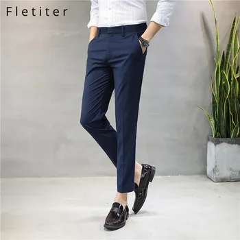 Fletiter Brand Men Pants Casual Mens Business Male Classic Trousers Mid weight Straight Ankle-Length Fashion Pants breathing
Fletiter Brand Men Pants Casual Mens Business Male Classic Trousers Mid weight Straight Ankle-Length Fashion Pants breathing
