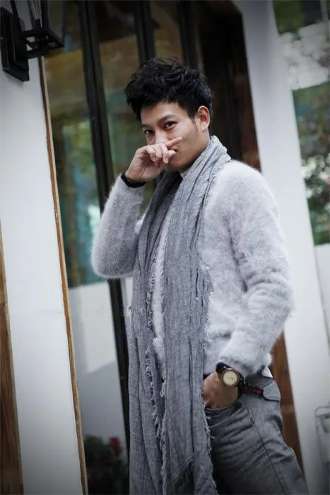 Fluffy Angola 2019 New Custom Size Sweater Men Cool Real Mink Cashmere Sweaters Men's Sweater Free Shipping Z104
Fluffy Angola 2019 New Custom Size Sweater Men Cool Real Mink Cashmere Sweaters Men's Sweater Free Shipping Z104