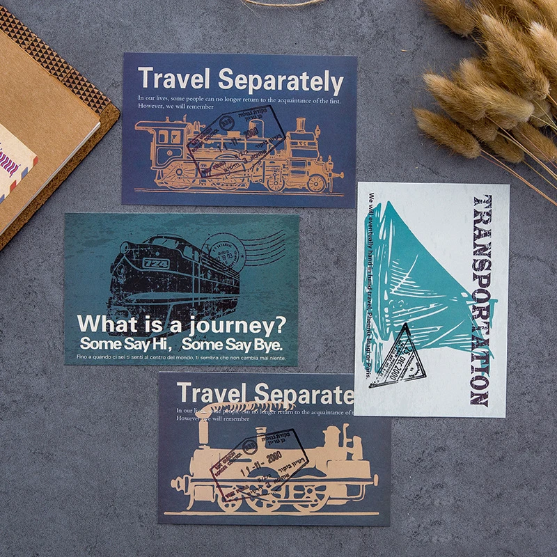 30pcs art I travel with... theme card multi-use as Scrapbooking party invitation DIY Decoration gift card message card postcard
30pcs art I travel with... theme card multi-use as Scrapbooking party invitation DIY Decoration gift card message card postcard