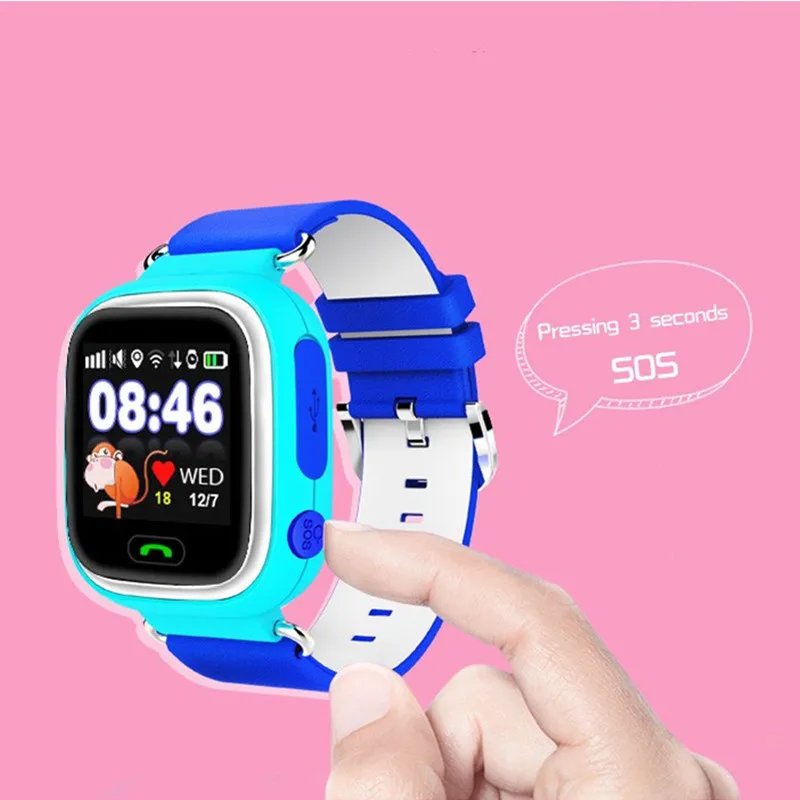 satin al smartwatch q90 cocuk akilli izle dokunmatik ekran wifi gps ile sos cocuk arayan konumu icin sigorta cocuk anti kayip pk q50 38 24 dhgate com da