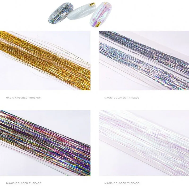 1 Bag Laser Mermaid Shiny Stripe Lines Gradient Nail Art Decorations Silk Sequins Thread 3D DIY Manicure UV Gel Polish 90cm Long
1 Bag Laser Mermaid Shiny Stripe Lines Gradient Nail Art Decorations Silk Sequins Thread 3D DIY Manicure UV Gel Polish 90cm Long