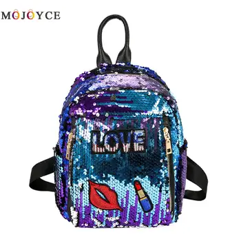 Bling Sequins Love Letter Red Lip Print Mini Backpack Women Paillette PU Leather Backpack Mochila Feminina
Bling Sequins Love Letter Red Lip Print Mini Backpack Women Paillette PU Leather Backpack Mochila Feminina