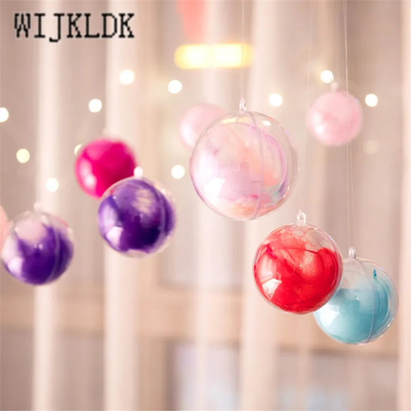 6pcs/pack 4/6cm plastic transparent Christmas ball pendant cristmas decoration for home christmas ornaments ball navidad-S
6pcs/pack 4/6cm plastic transparent Christmas ball pendant cristmas decoration for home christmas ornaments ball navidad-S