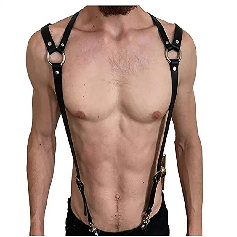 Handmade Unisex Men Women Lingerie Gothic Shoulder Straps Sexy Bondage Suspenders Cage Garter Leather Harness Body Black Belts
Handmade Unisex Men Women Lingerie Gothic Shoulder Straps Sexy Bondage Suspenders Cage Garter Leather Harness Body Black Belts