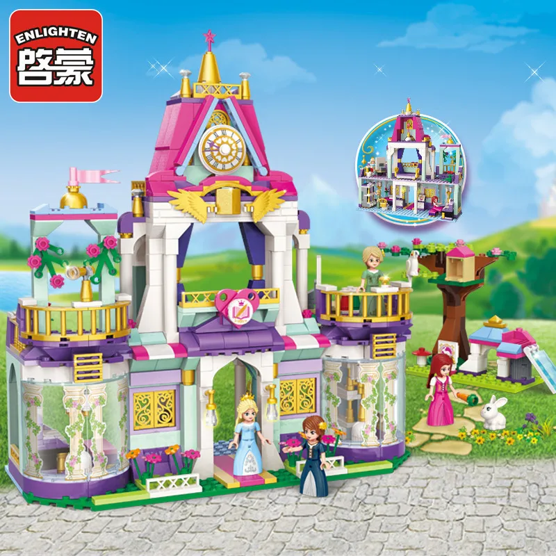 Enlighten 628Pcs Princess Leah Royal Wisdom School LegoINGLs Building Blocks Sets Friends Figures Educational Toys For Girls
Enlighten 628Pcs Princess Leah Royal Wisdom School LegoINGLs Building Blocks Sets Friends Figures Educational Toys For Girls