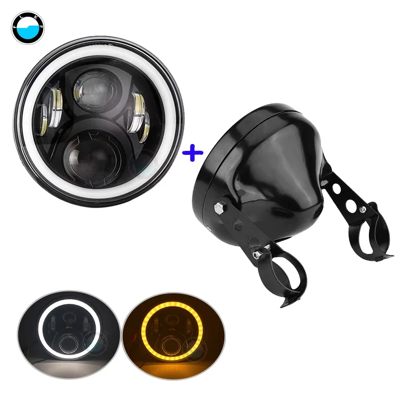 7 Inch LED Headlight Projector Waterproof Bulb with 7" Side Mount Headlight Shells for motorcycle
7 Inch LED Headlight Projector Waterproof Bulb with 7" Side Mount Headlight Shells for motorcycle