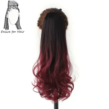 Desire for hair 24inch 95g wavy curly high temperature synthetic drawstring ponytail hair extensions with combclip hair piece
Desire for hair 24inch 95g wavy curly high temperature synthetic drawstring ponytail hair extensions with combclip hair piece