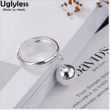 Uglyless Real 925 Sterling Silver Glossy Finger Rings for Women Lovely Ball Charms Open Ring Simple Fashion Fine Jewelry Bijoux
Uglyless Real 925 Sterling Silver Glossy Finger Rings for Women Lovely Ball Charms Open Ring Simple Fashion Fine Jewelry Bijoux