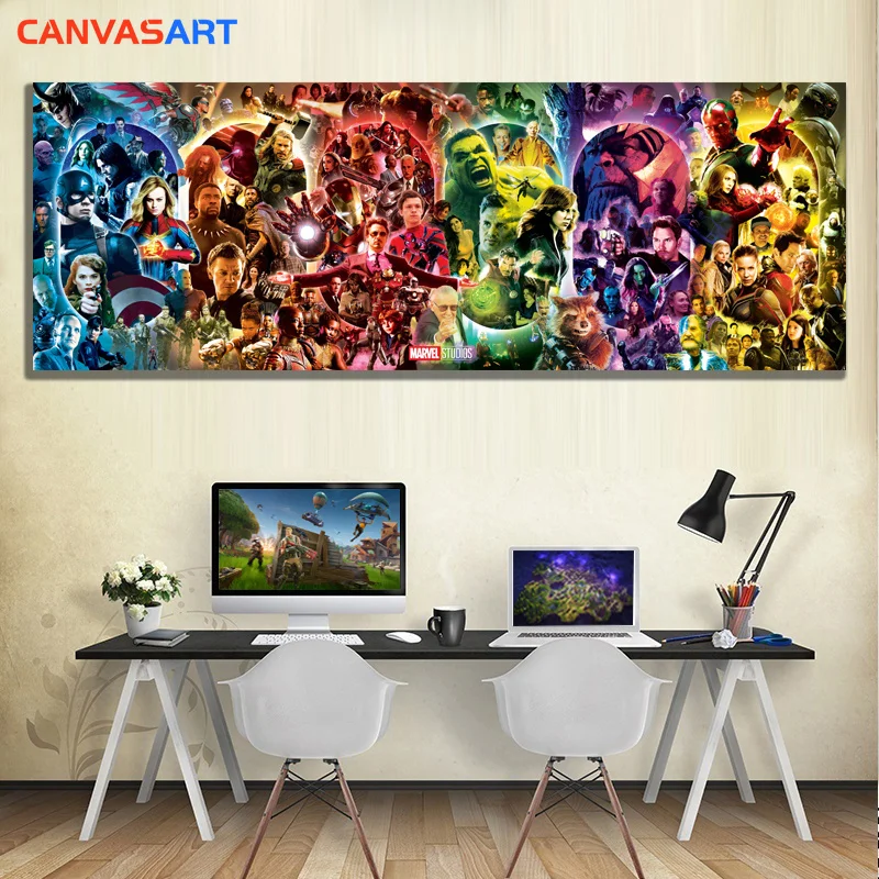 Canvas Art The 10th Anniversary of The Marvel Cinematic Universe Colorful Posters of All Heroes Canvas Painting Nordic Style
Canvas Art The 10th Anniversary of The Marvel Cinematic Universe Colorful Posters of All Heroes Canvas Painting Nordic Style