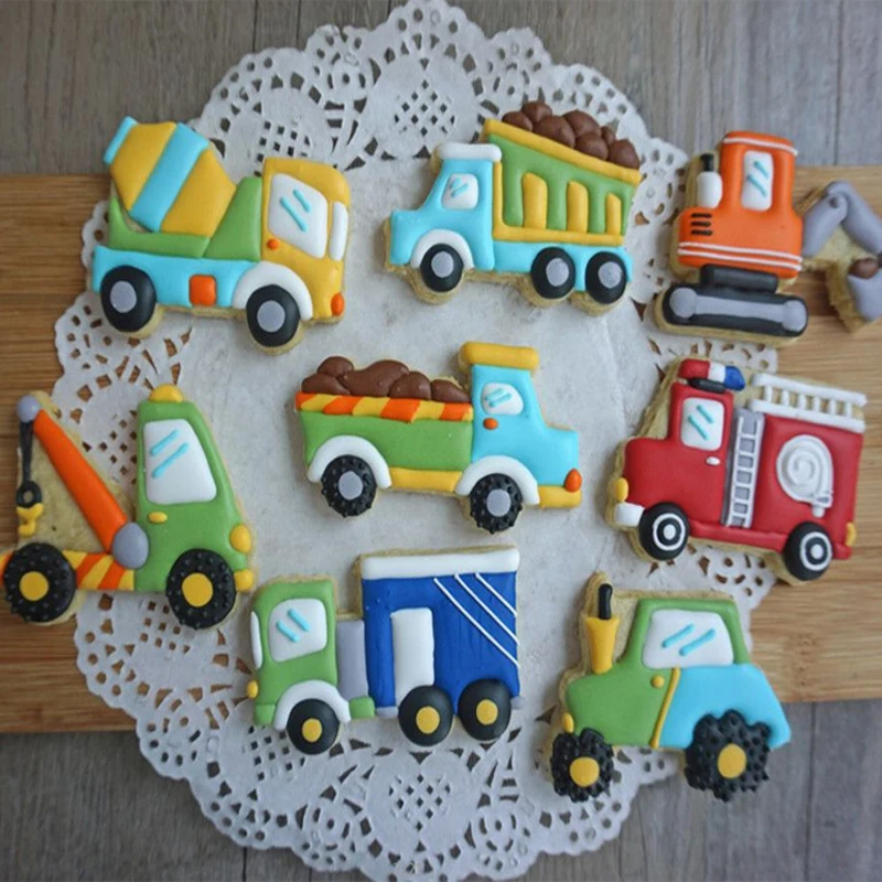 8Pcs/Set Plastic DIY Transportation Car Cookie Biscuit Cutter Mold Cake Pastry Fondant Mould Stamps Cutter Cake Decorating Tools
8Pcs/Set Plastic DIY Transportation Car Cookie Biscuit Cutter Mold Cake Pastry Fondant Mould Stamps Cutter Cake Decorating Tools