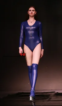 Women Lady Sexy Leotard T Crotch Slim Tight Long-sleeved Siamese Body Sculpting Stylish Nightclub
Women Lady Sexy Leotard T Crotch Slim Tight Long-sleeved Siamese Body Sculpting Stylish Nightclub