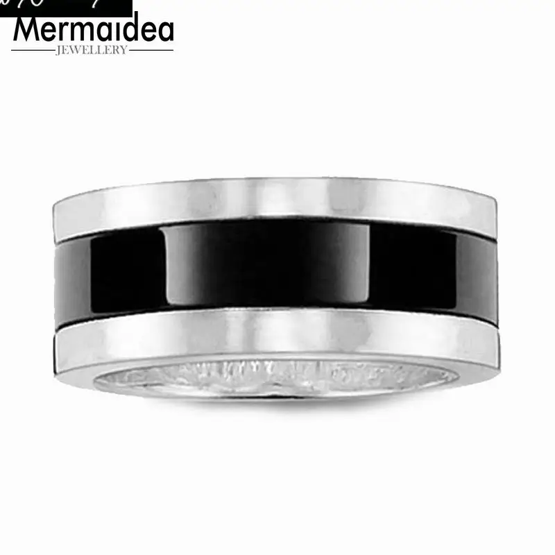 Black Band Ring 925 Sterling Silver Ring Gift for Women Men Wholesale Factory Price 2019 Fine Jewelry
Black Band Ring 925 Sterling Silver Ring Gift for Women Men Wholesale Factory Price 2019 Fine Jewelry