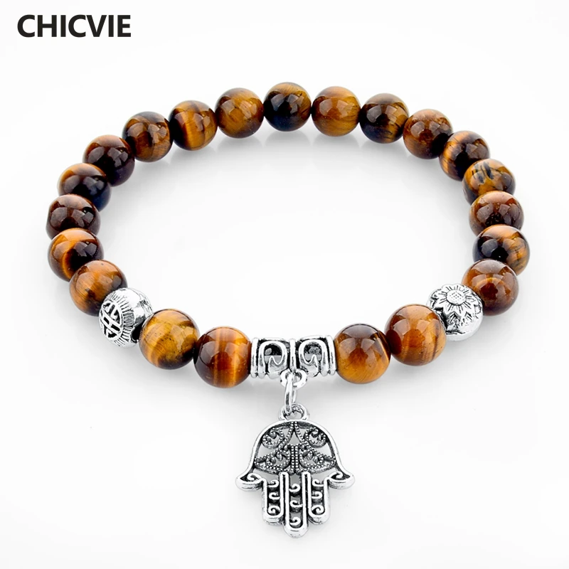 New Tiger Eye Natural Stone Hand Pendant Bracelets Bangles Vintage Silver Bracelets For Women and Men Elastic Jewelry SBR150231
New Tiger Eye Natural Stone Hand Pendant Bracelets Bangles Vintage Silver Bracelets For Women and Men Elastic Jewelry SBR150231
