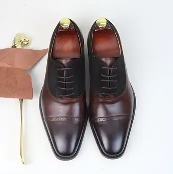 Goodyear Men's shoes genuine leather patchwork italy style lace up carved vintage oxfords smart casual wedding dress shoes
Goodyear Men's shoes genuine leather patchwork italy style lace up carved vintage oxfords smart casual wedding dress shoes