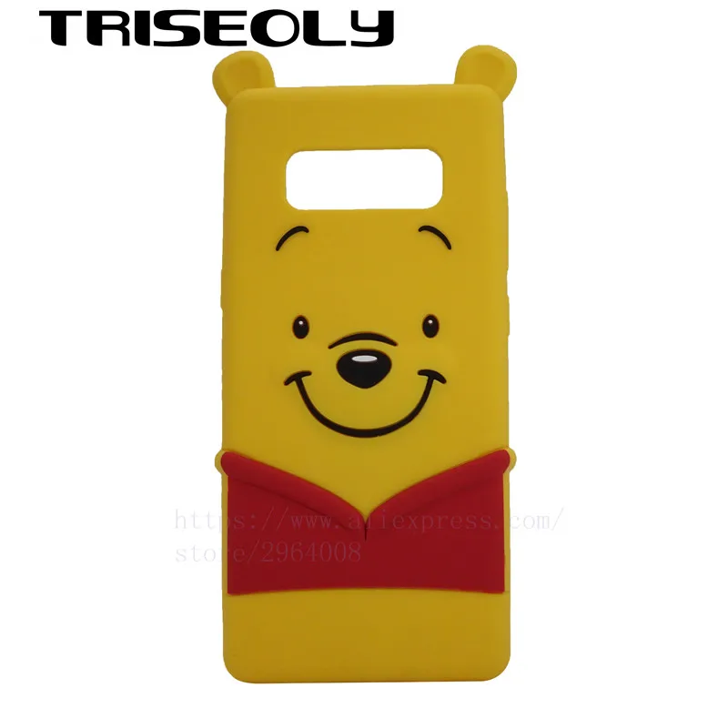 TRISEOLY For Samsung Galaxy Note 8 Case 3D Cartoon Cute Bear Soft Silicone Back Protective Cover For Samsung Note8 Phone Case
TRISEOLY For Samsung Galaxy Note 8 Case 3D Cartoon Cute Bear Soft Silicone Back Protective Cover For Samsung Note8 Phone Case