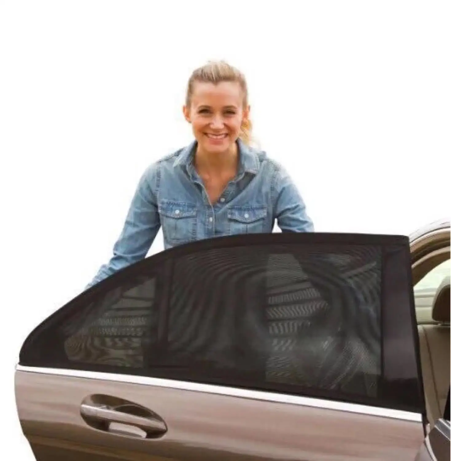 2PCS Brand-new Car Side Window Black Sunshade Net Cover Curtain Good for Sun Protection Insulation Cool Down
2PCS Brand-new Car Side Window Black Sunshade Net Cover Curtain Good for Sun Protection Insulation Cool Down