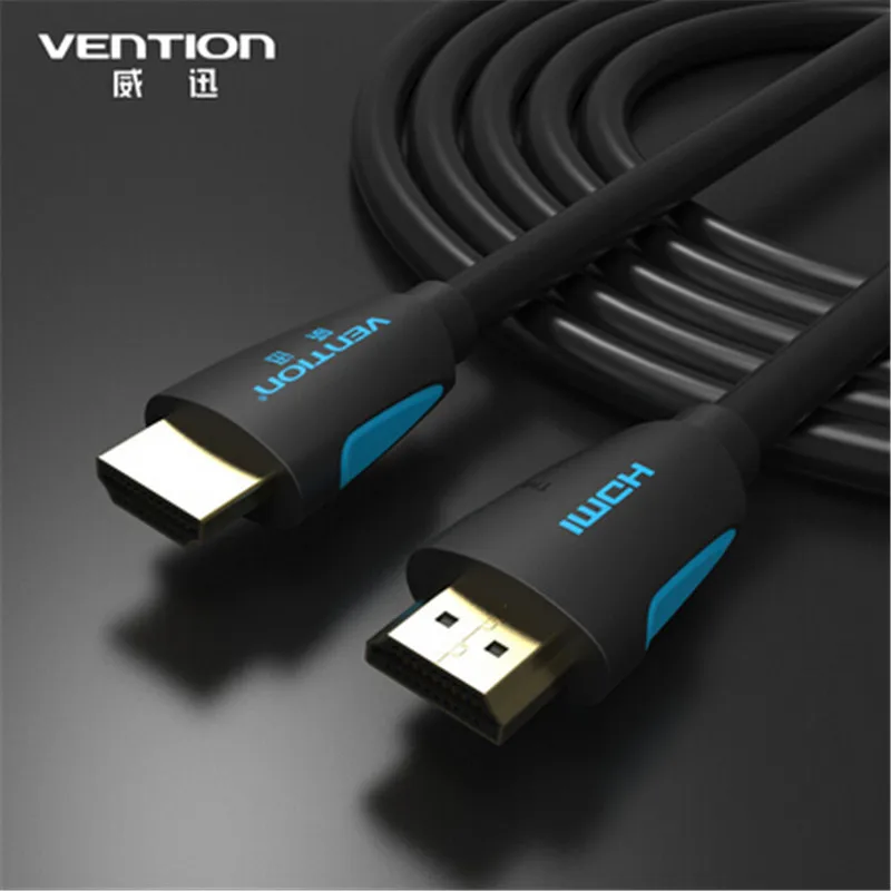 Vention HDMI Cables gold-plated Standard 19 PIN Male to Male 2.0 Version Support 4K 1080P w/3D Ethernet For PC Blu-ray DVD TV
Vention HDMI Cables gold-plated Standard 19 PIN Male to Male 2.0 Version Support 4K 1080P w/3D Ethernet For PC Blu-ray DVD TV