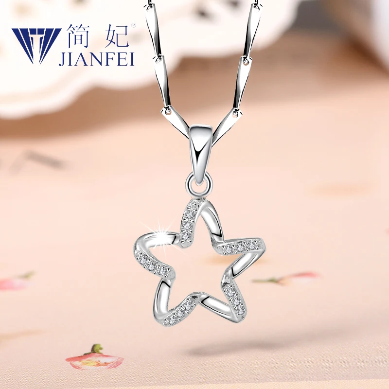 Hollow stars Europe Style Jewelry for Women Girl Gift 925 sterling silver necklace 4
Hollow stars Europe Style Jewelry for Women Girl Gift 925 sterling silver necklace 4