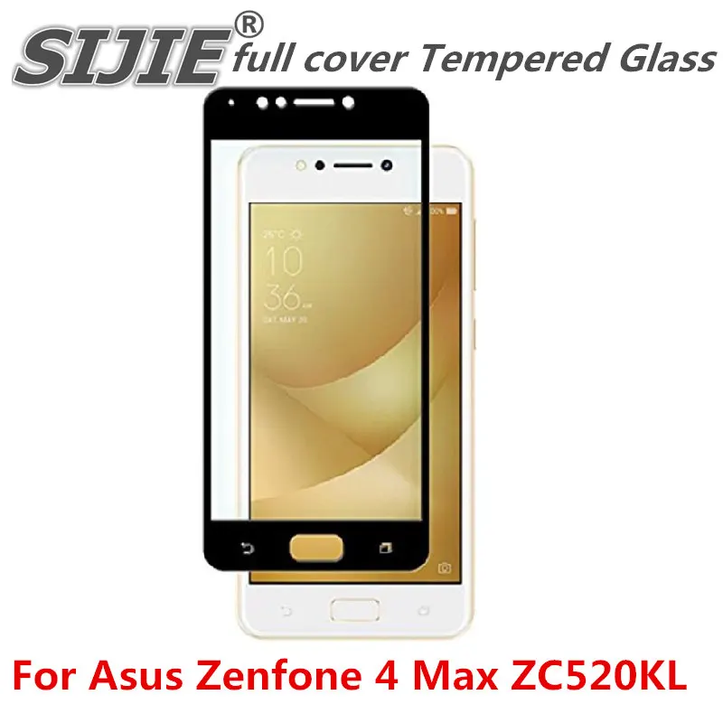 Полное покрытие из закаленного стекла для Asus Zenfone 4 Max ZC520KL подходит экрана