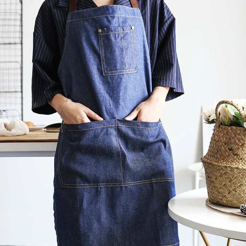 2019 Fashion Jeans Coffee Shop And Hairdresser Sleeveless Work Apron Bib Cooking Work Clothing Antifouling Aprons
2019 Fashion Jeans Coffee Shop And Hairdresser Sleeveless Work Apron Bib Cooking Work Clothing Antifouling Aprons