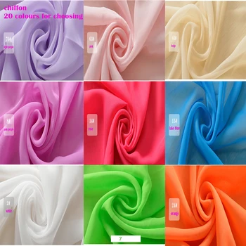 Wide 1.5*2m /LOT Chiffon Fabric 100% Polyester Chiffon Fabric White For DIY Summer Silk Dress Skirt Curtain 20 Colours Chiffon
Wide 1.5*2m /LOT Chiffon Fabric 100% Polyester Chiffon Fabric White For DIY Summer Silk Dress Skirt Curtain 20 Colours Chiffon