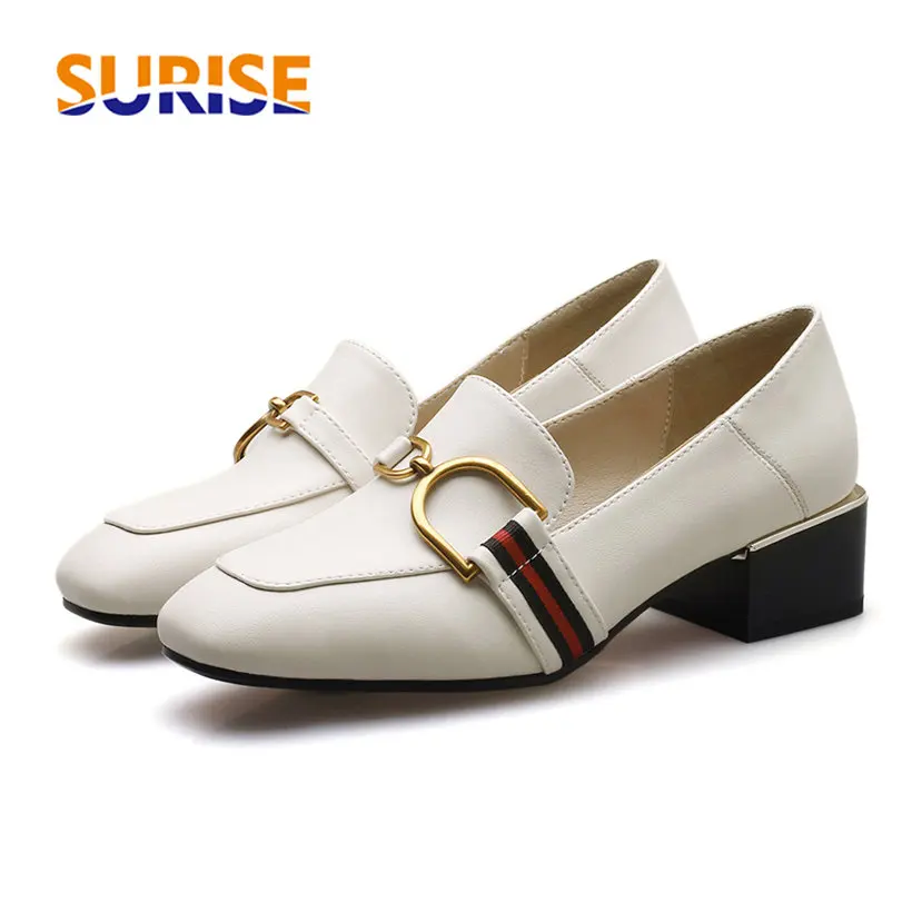 British Women Metal Chain Loafers PU Leather Square Toe Flats Retro Moccasins Casual Slip-on Mules Mid Block Heel Ladies Oxfords
British Women Metal Chain Loafers PU Leather Square Toe Flats Retro Moccasins Casual Slip-on Mules Mid Block Heel Ladies Oxfords