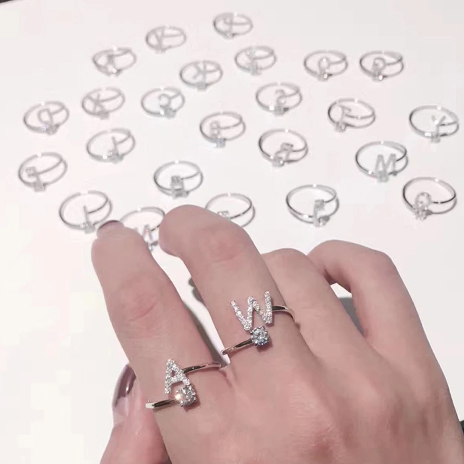 EVERLEAD 26 letter finger for women capital letter ring engagement ring set wedding love couple wholesale lots bulk
EVERLEAD 26 letter finger for women capital letter ring engagement ring set wedding love couple wholesale lots bulk