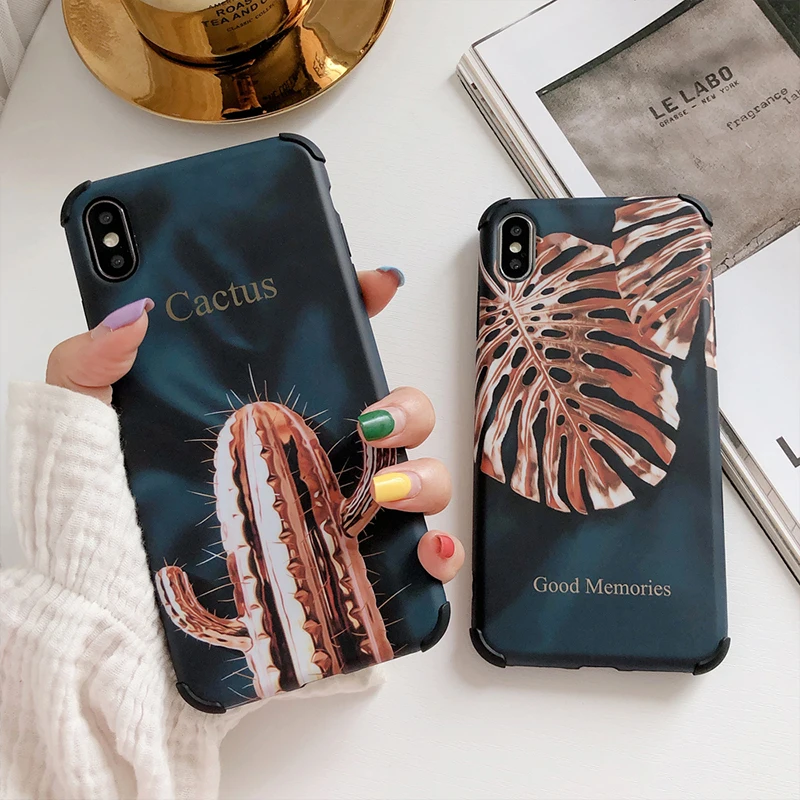 LOVECOM Cartoon Cactus Banana Leaf Phone Case For iPhone XR XS Max 6 6S 7 8 Plus X Soft IMD Full Body Phone Back Cover Case Gift
LOVECOM Cartoon Cactus Banana Leaf Phone Case For iPhone XR XS Max 6 6S 7 8 Plus X Soft IMD Full Body Phone Back Cover Case Gift