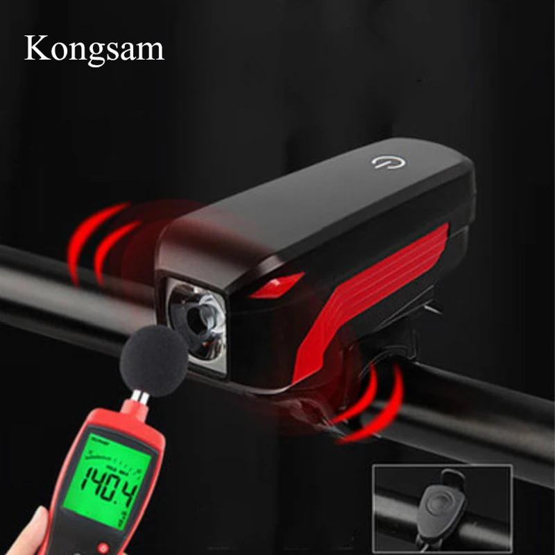 Bike Horn Light Front Headlight Cycling Multifunction Ultra Bright Electric 140 db Horn Bike Bell Bicycle Bell USB Charging LED
Bike Horn Light Front Headlight Cycling Multifunction Ultra Bright Electric 140 db Horn Bike Bell Bicycle Bell USB Charging LED