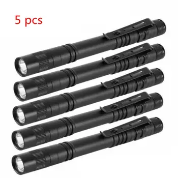 SOLLED 5Pcs Mini Waterproof Aluminium Alloy Pen Shape Flashlight with Clip 2xAAA battery (excluding)
SOLLED 5Pcs Mini Waterproof Aluminium Alloy Pen Shape Flashlight with Clip 2xAAA battery (excluding)