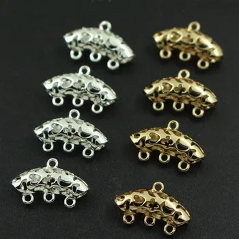 17*11mm Filigree Flower Tube Charms Pendants Connectors Jewelry Findings Brass Metal DIY Making Accessories
17*11mm Filigree Flower Tube Charms Pendants Connectors Jewelry Findings Brass Metal DIY Making Accessories
